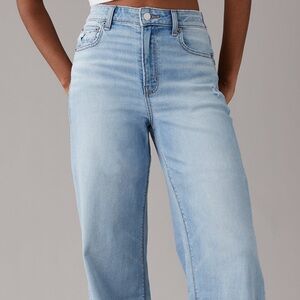 AE Dreamy drape stretch super high-waisted baggy wide-leg jean